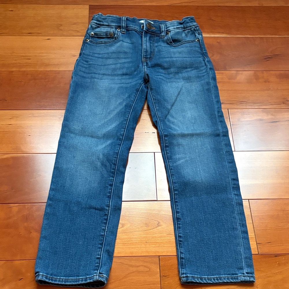 Crewcuts stretch straight jeans boys size 7